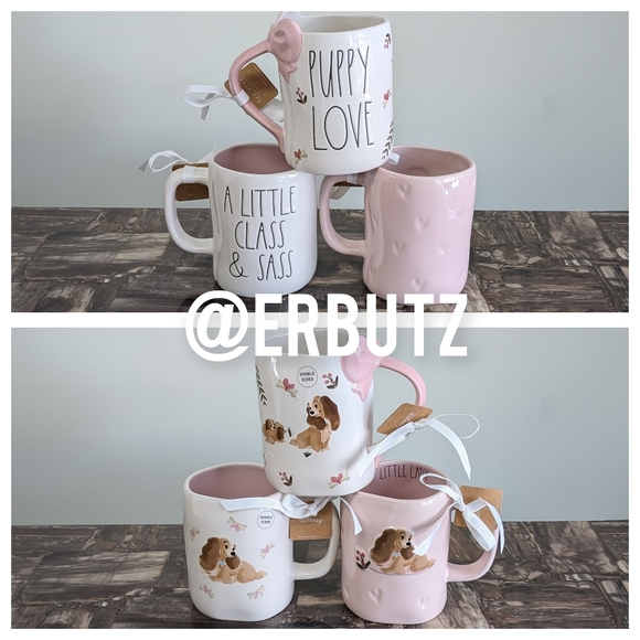 Rae Dunn x Disney Lady and The Tramp LITTLE LADY Pink Lady Mug 🐕 - Picture 10 of 10